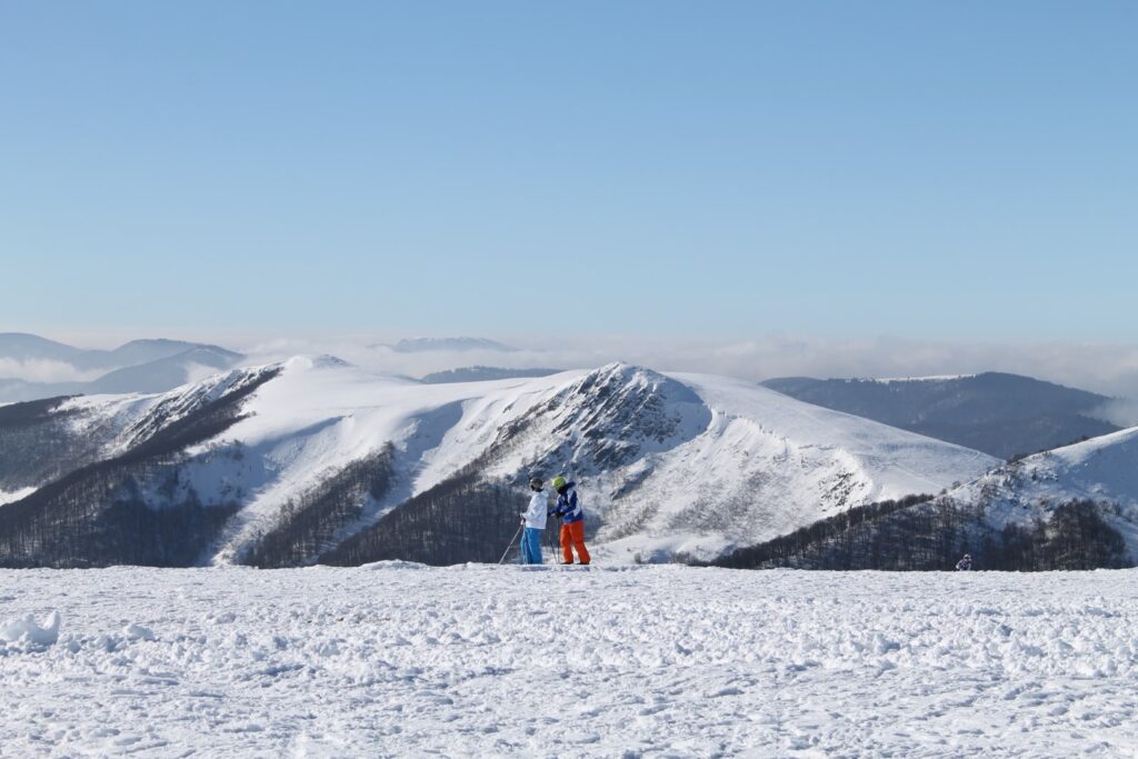 Le massif des Vosges sous la neige